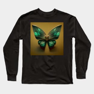 emerald butterfly Long Sleeve T-Shirt